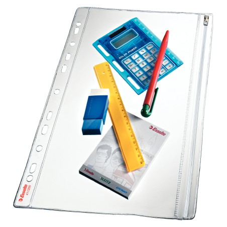 Esselte Pocket Zipsafe 200My A4